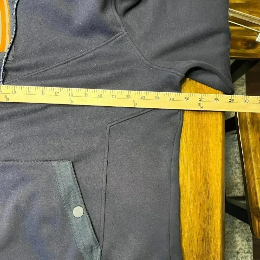 Robert Graham 1/4 Zip Hoodie Navy Blue XL - Picture 6 of 7